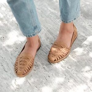 Nisolo Tan Huarache Sandal